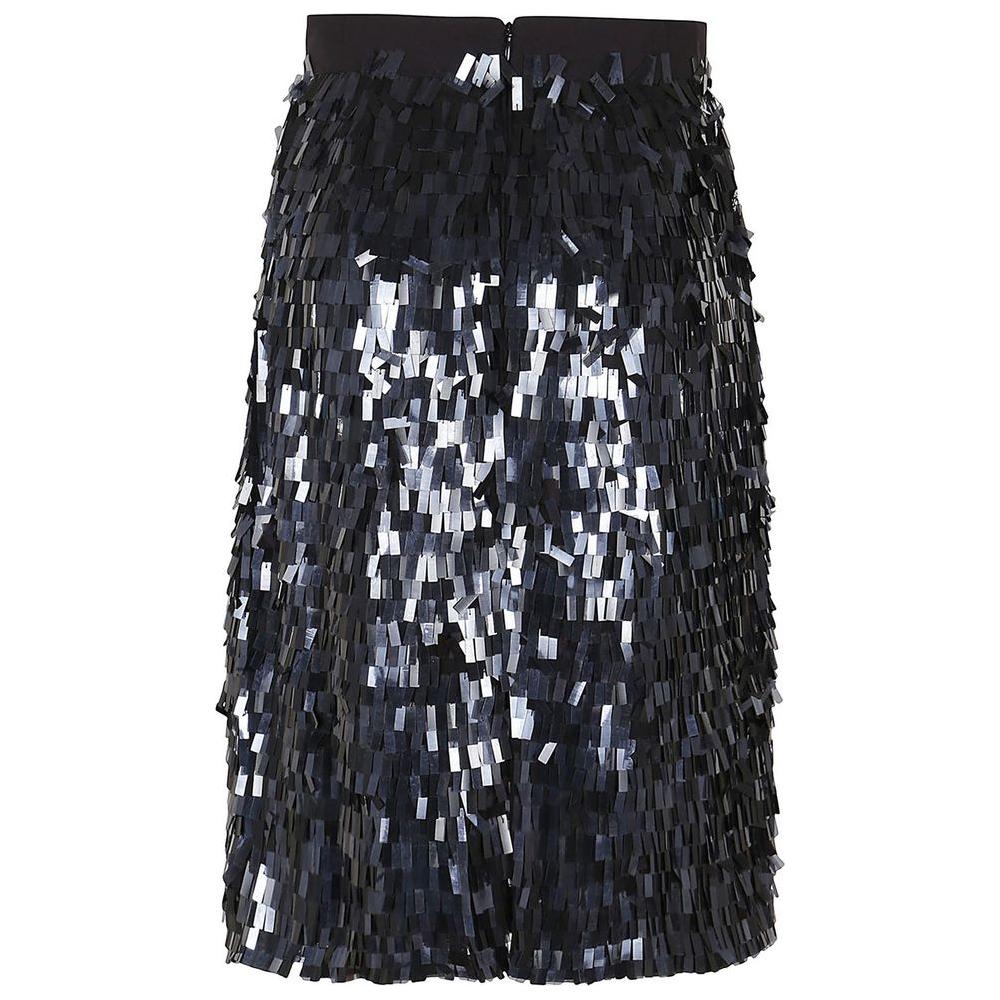 PINKO Black Polyester Skirt PINKO