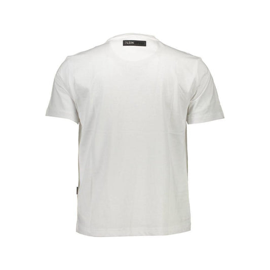 Plein Sport White Cotton Men T-Shirt Plein Sport