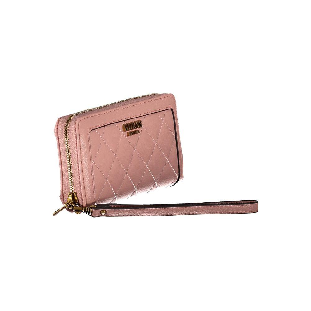 Guess Jeans Pink Polyethylene Women Wallet Guess Jeans