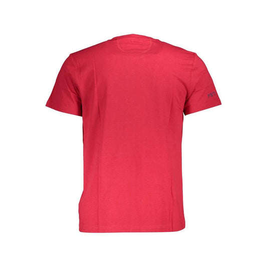 La Martina Red Cotton Men T-Shirt La Martina