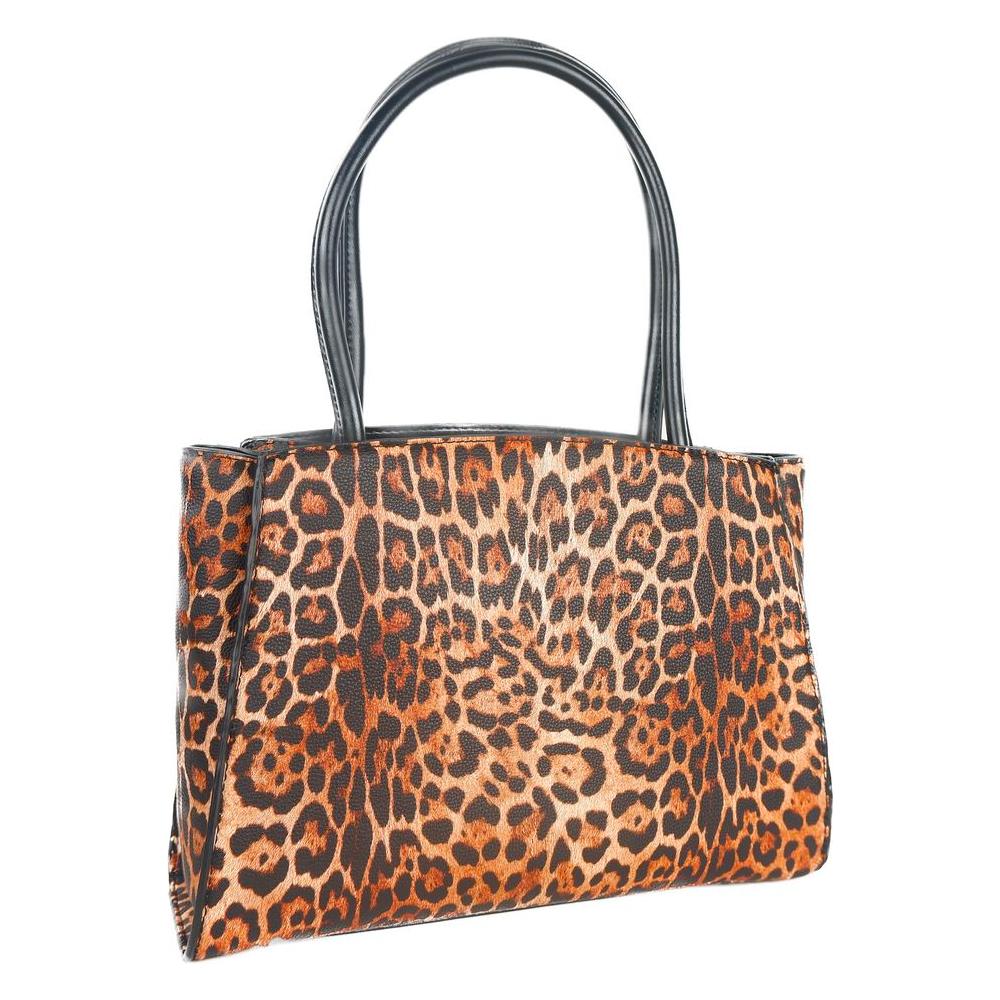 Plein Sport Leopard Print Shopper with Logo Accent Plein Sport