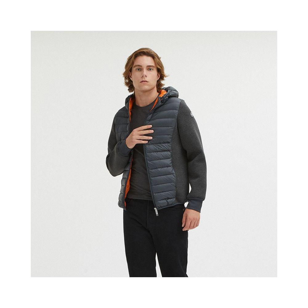 Centogrammi Gray Nylon Men Jacket Centogrammi