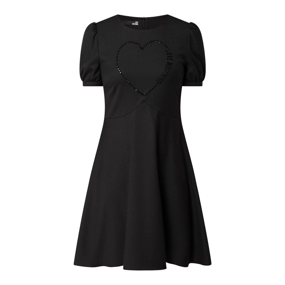 Love Moschino Black Polyester Women Dress Love Moschino