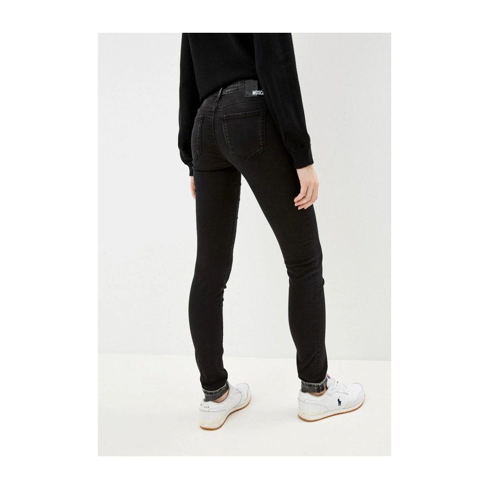 Love Moschino Black Cotton Women Jeans Love Moschino