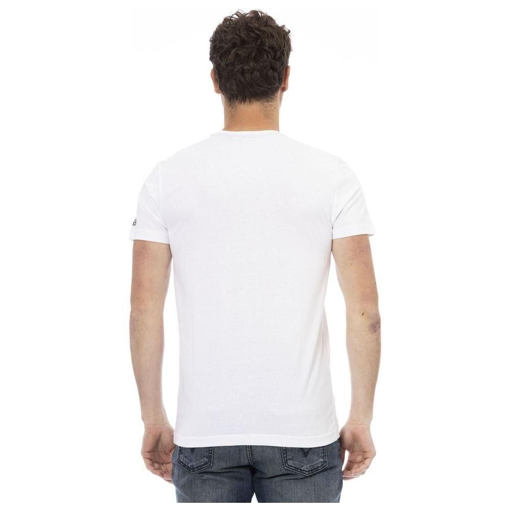 Trussardi Action White Cotton Men's T-Shirt Trussardi Action