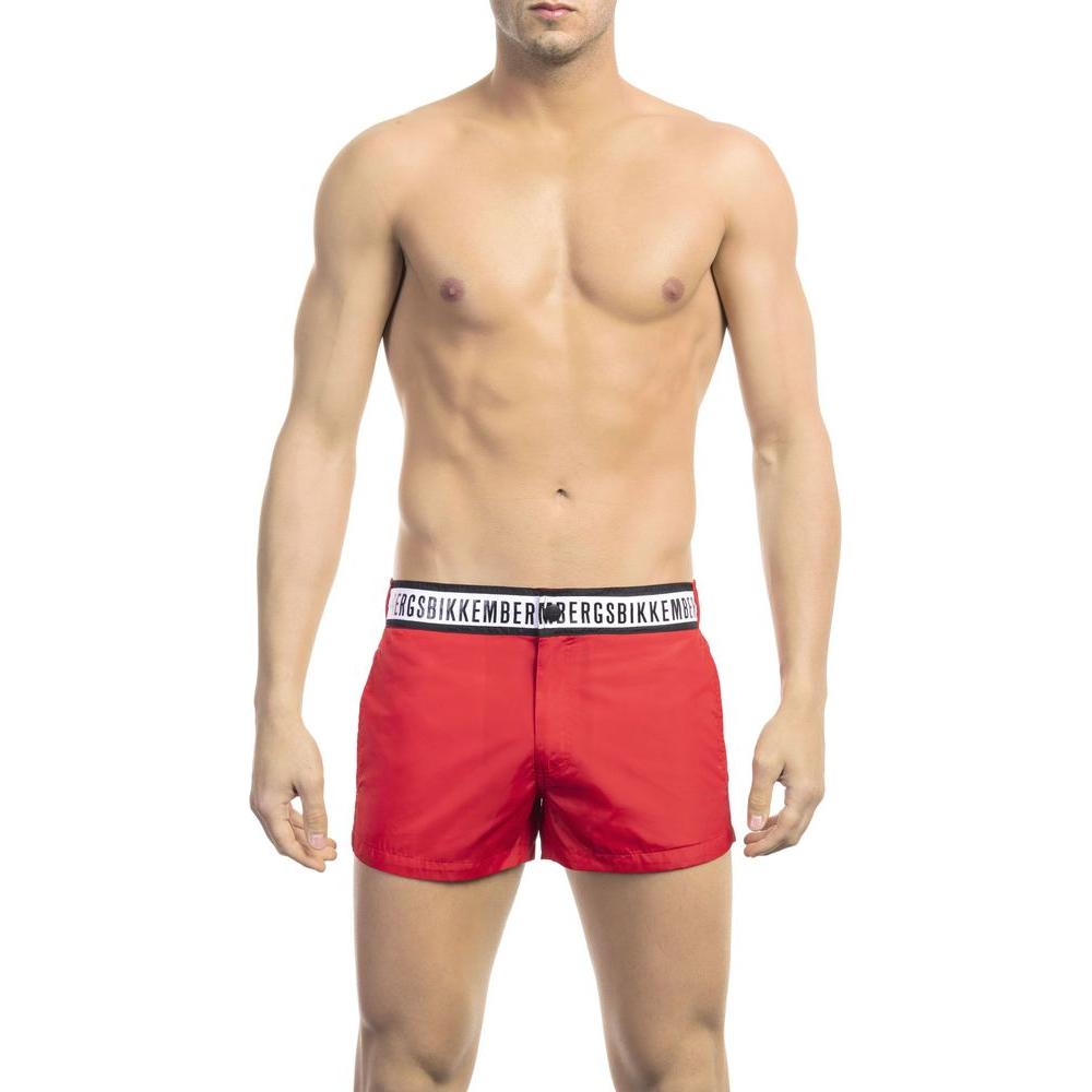 Bikkembergs Red Polyamide Men Swim Short 1728,67345744032,Bikkembergs,Clothing,L,Men,Men - Clothing,Multicolor,New with tags,Swim Shorts - Swimwear - Clothing,Swimwear - Clothing,Swimwear - Men - Clothing,XL,XXL