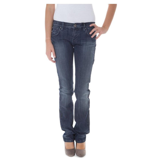 Phard Blue Cotton Jeans & Pant Phard