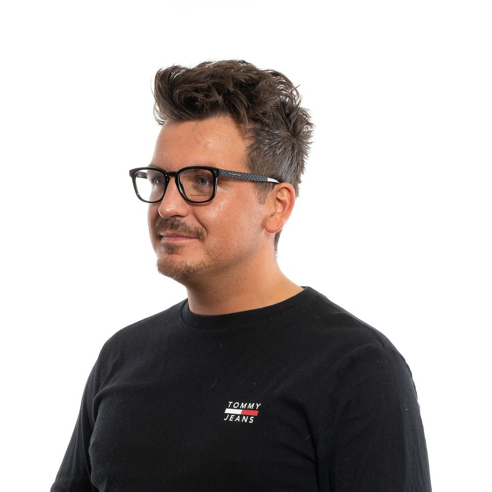 Ermenegildo Zegna Black Plastic Glasses (Frames)