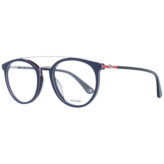 Police Blue Metal & Plastic Glasses (Frames)