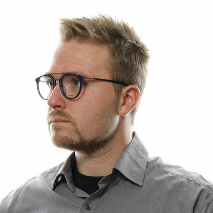 Police Blue Metal & Plastic Glasses (Frames) Police