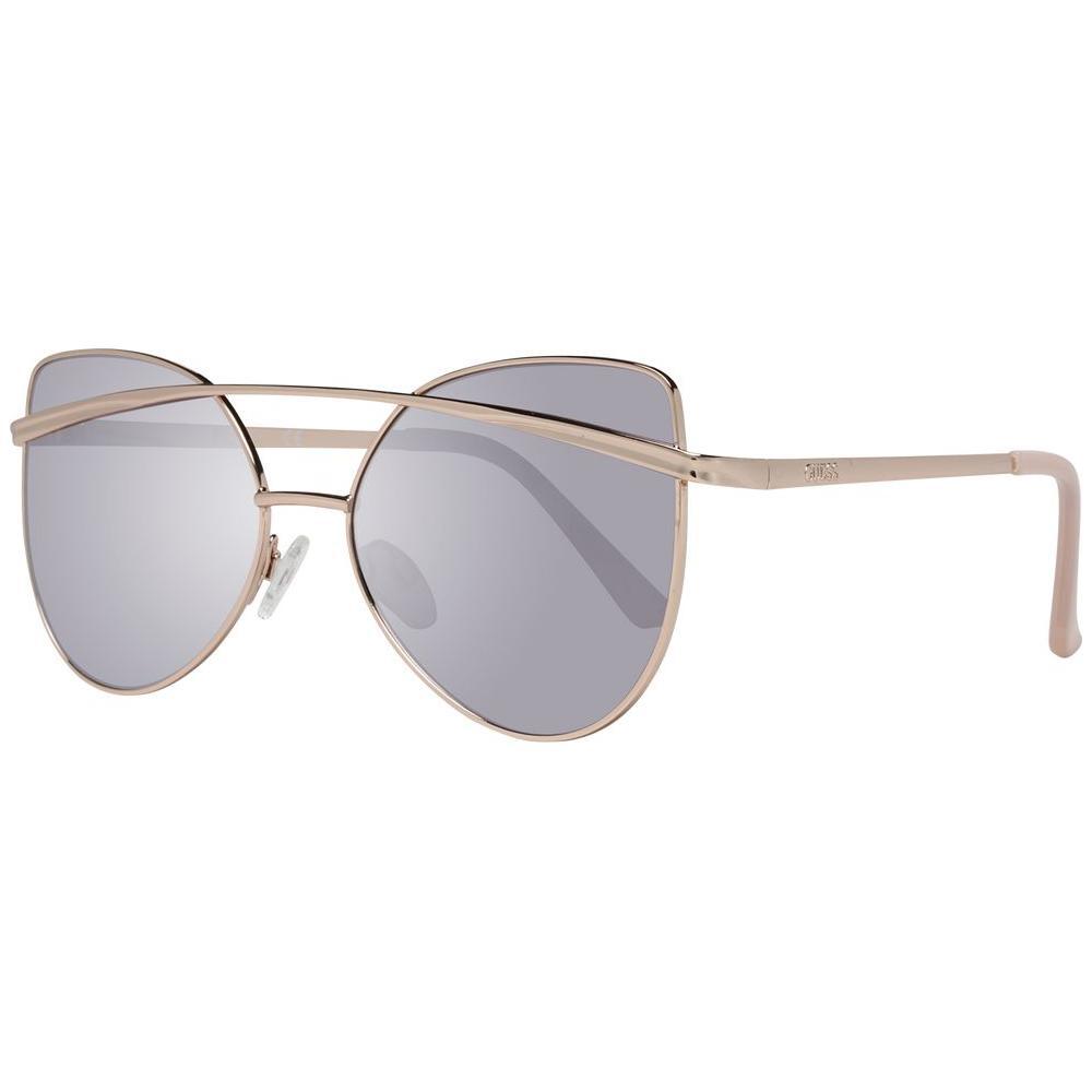 Guess Rose Gold Metal Sunglasses