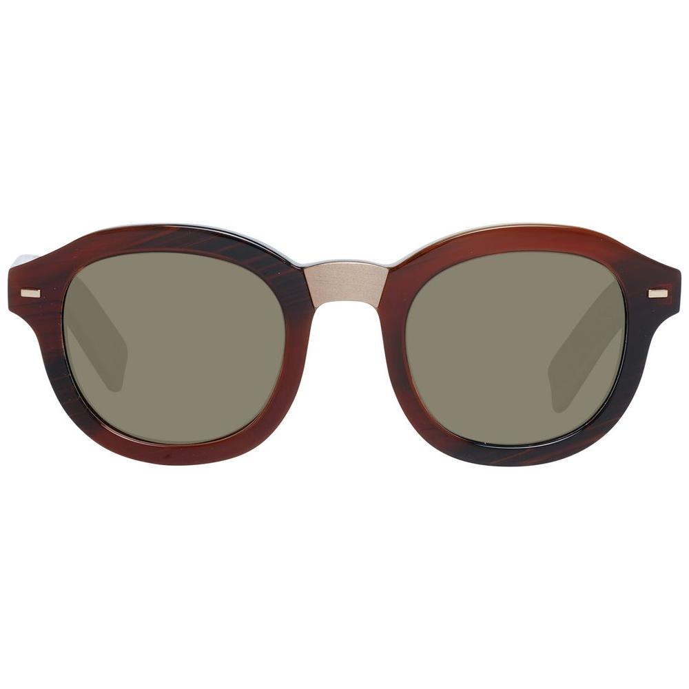 Zegna Couture Brown Men Sunglasses Zegna Couture