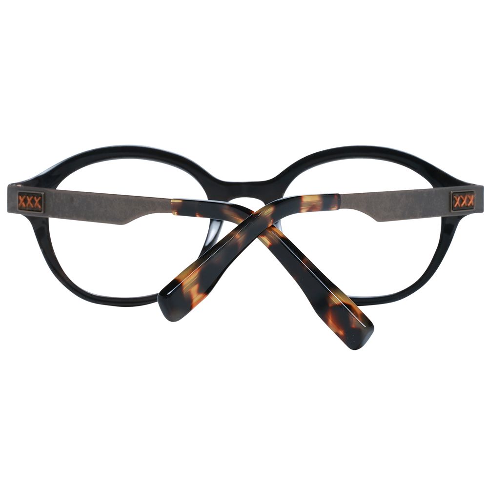 Ermenegildo Zegna Brown Horn Glasses (Frames)