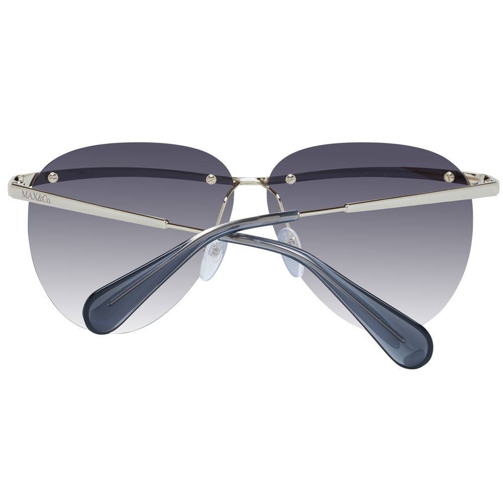 Max & Co Gold Metal Sunglasses