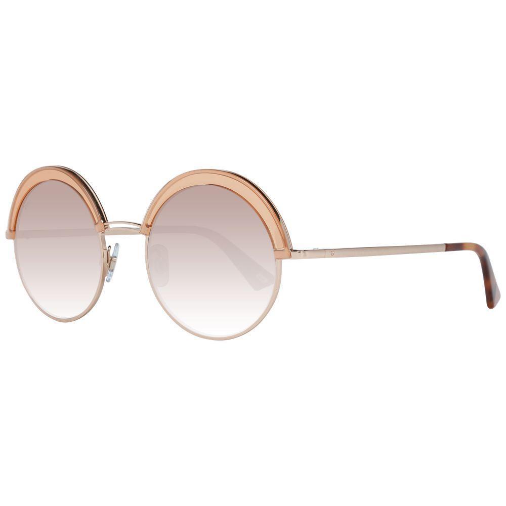 Web Rose Gold Metal & Plastic Sunglasses