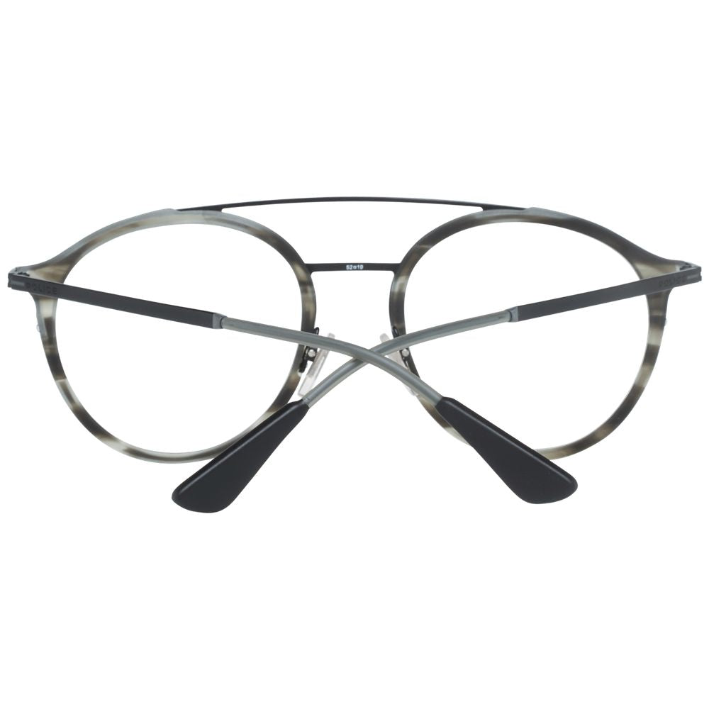 Police Gray Metal & Plastic Glasses (Frames)