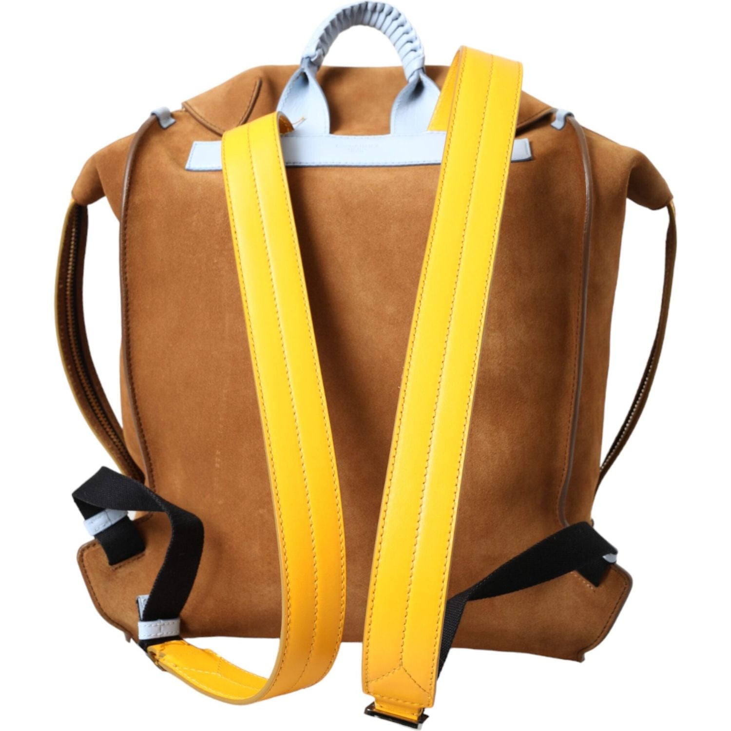 Front view with bag zipped and handles upright.