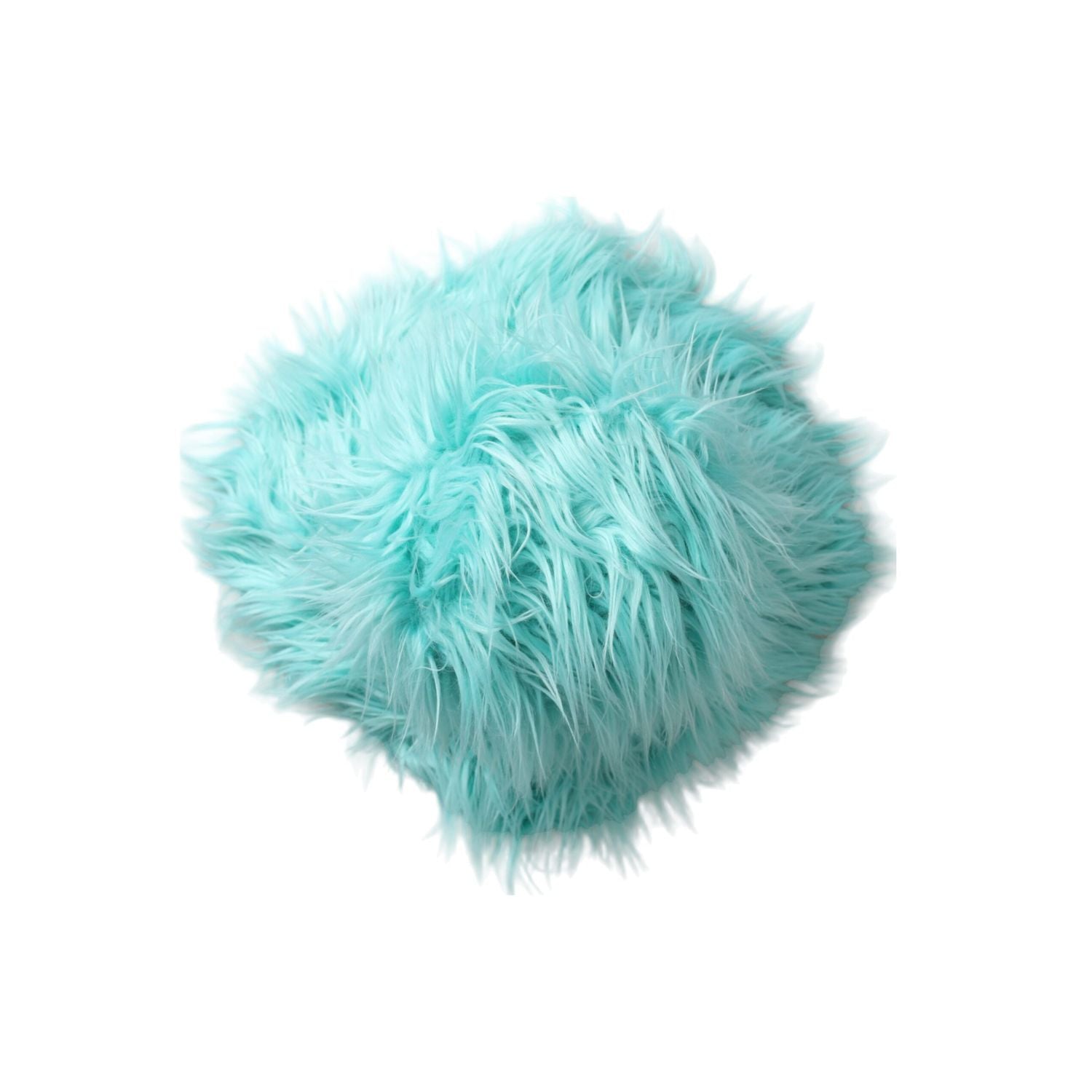 Dolce & Gabbana Mint Green Acrylic Fur Womens Bucket Hat