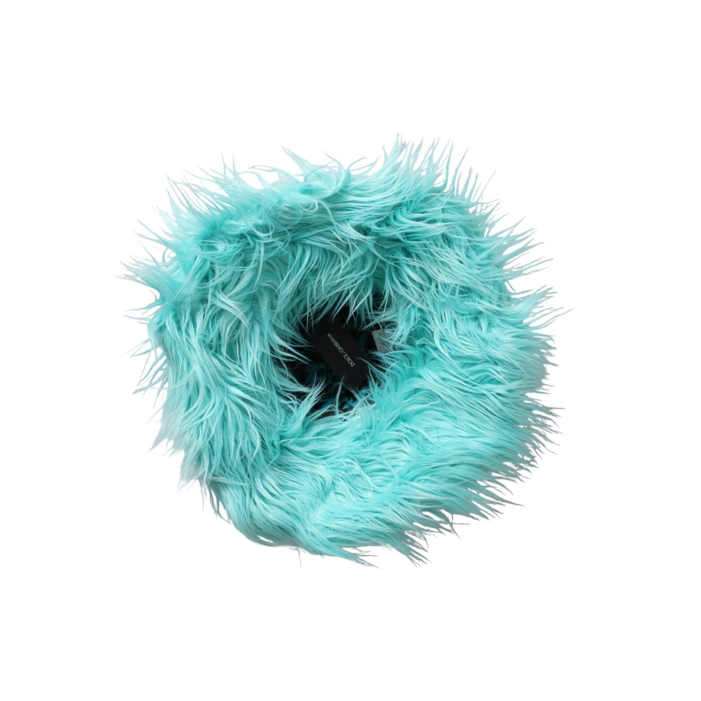 Dolce & Gabbana Mint Green Acrylic Fur Womens Bucket Hat