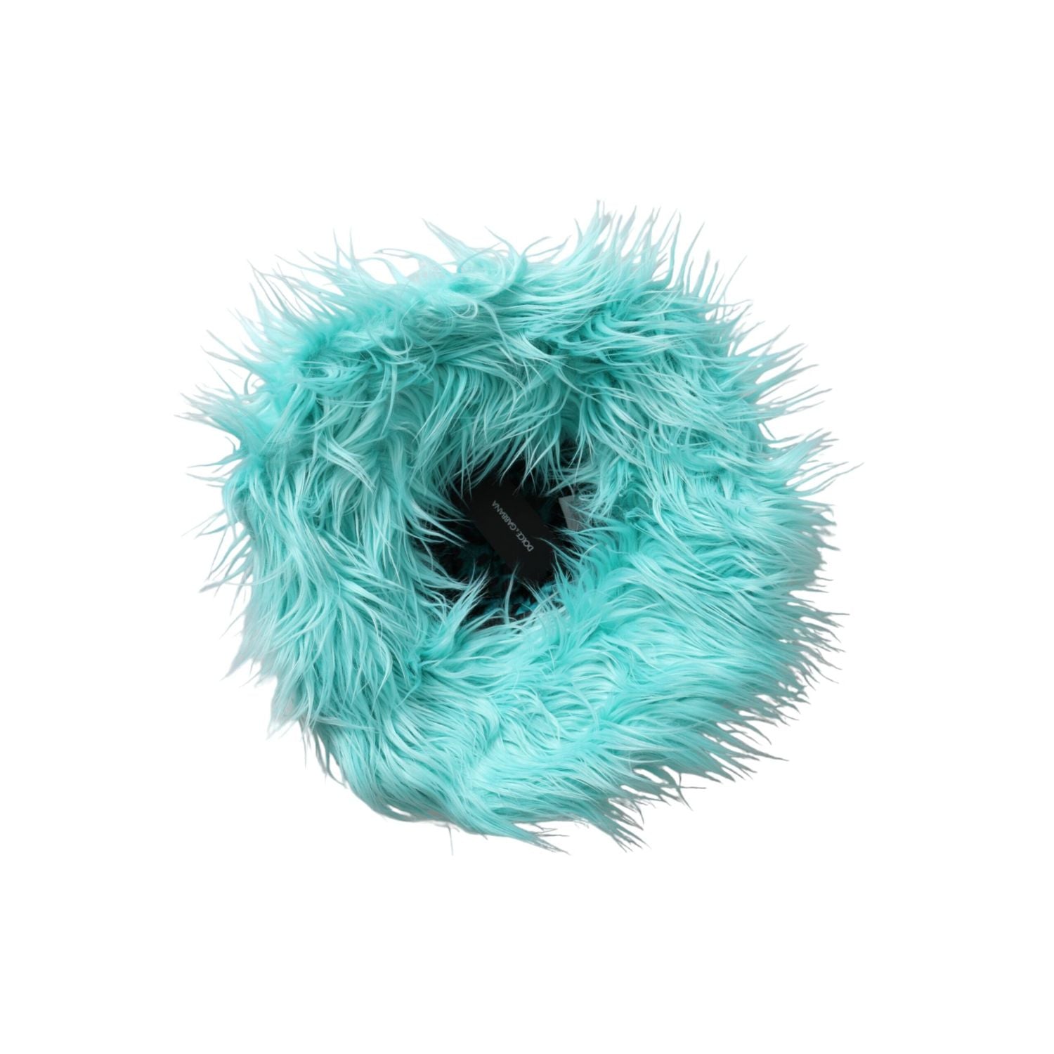 Dolce & Gabbana Mint Green Acrylic Fur Womens Bucket Hat