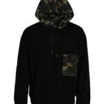 Dolce & Gabbana Black Camouflage Hooded Sweatshirt Sweater Dolce & Gabbana Black