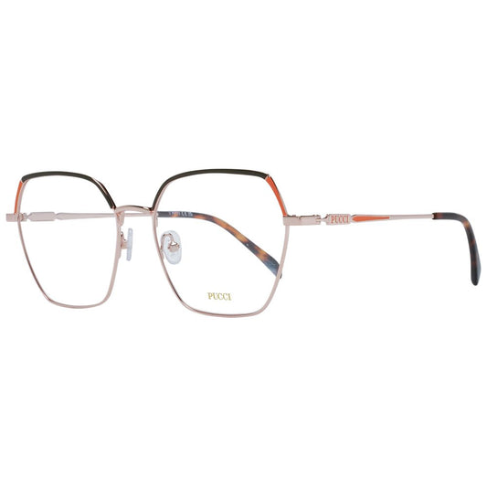 Emilio Pucci Rose Gold Metal Glasses (Frames) 1728,67345776800,Accessories,Emilio Pucci,Glasses (Frames) - Glasses and Sunglasses - Accessories,Glasses and Sunglasses - Accessories,New with tags,Rose Gold,Women