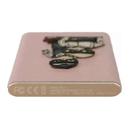 Dolce & Gabbana Charger USB Pink Leather #DGFAMILY Power Bank Dolce & Gabbana