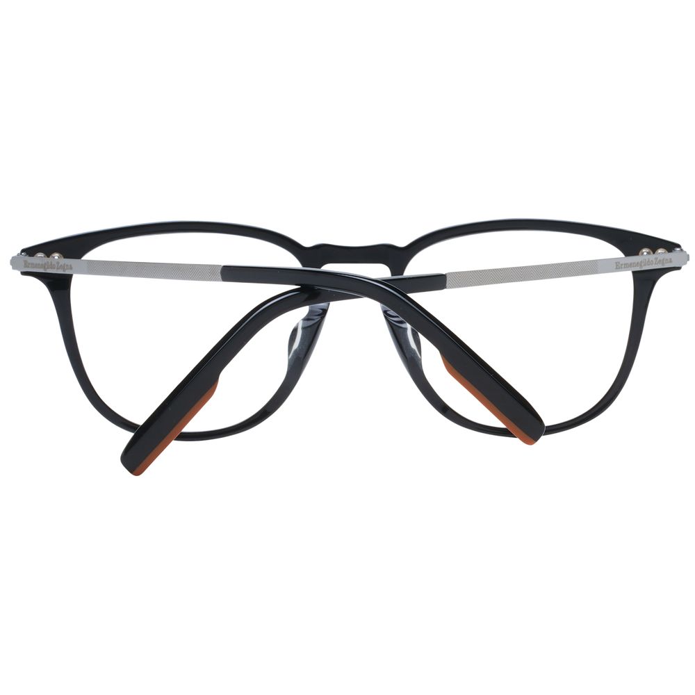 Ermenegildo Zegna Black Plastic Glasses (Frames)