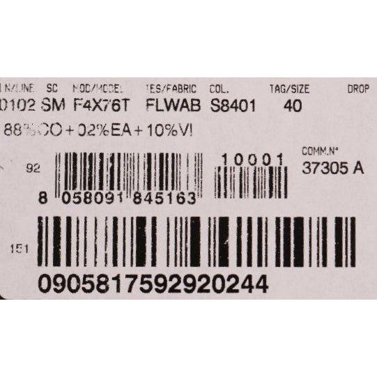 تنورة قلم رصاص مخملية مطرزة على طراز الباروك من دولتشي آند غابانا