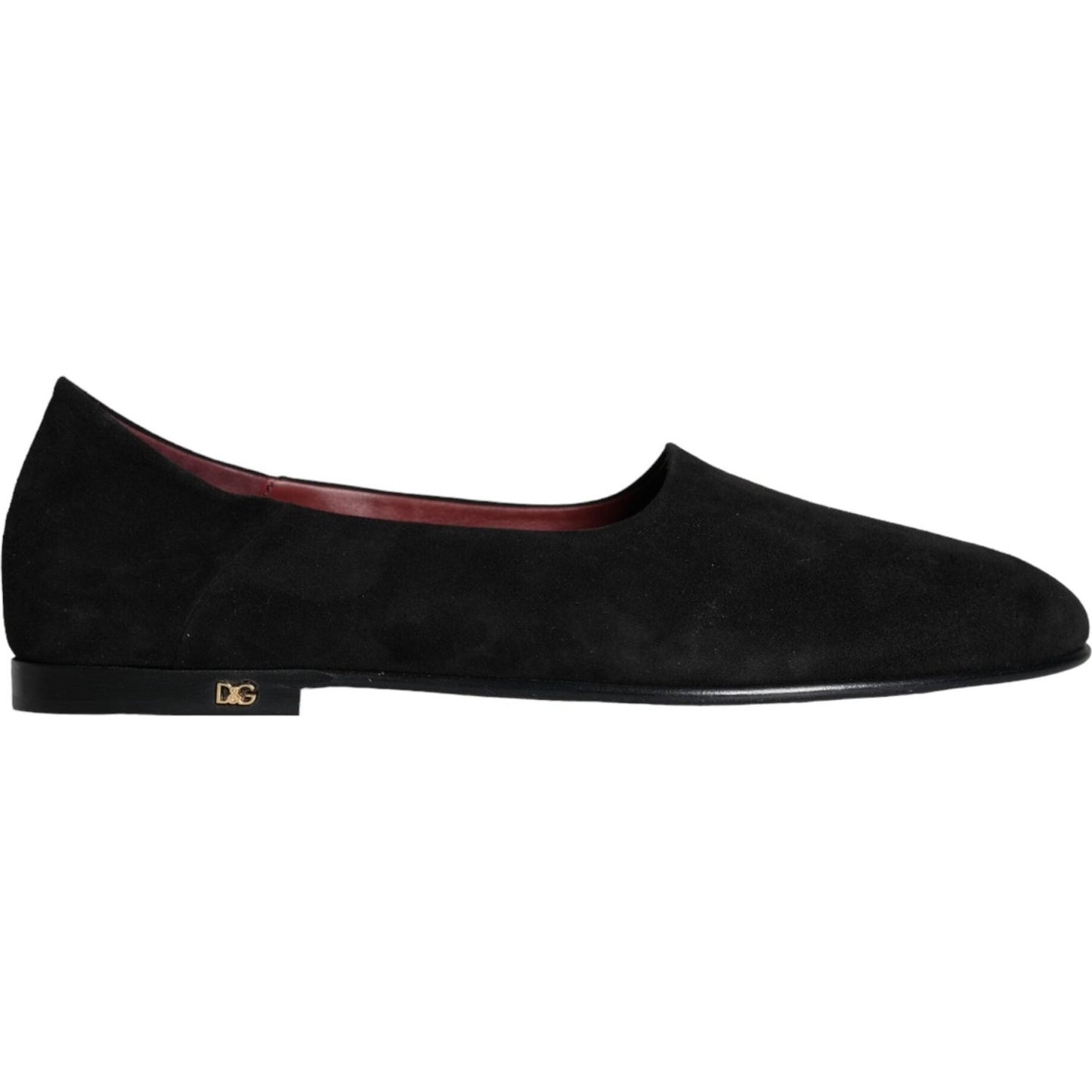 Dolce & Gabbana Black Suede Loafers Formal Slip On Shoes Dolce & Gabbana