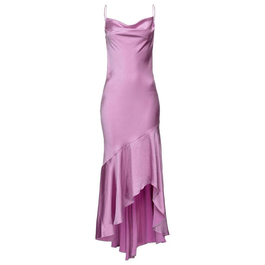 Pink Polyester Dress