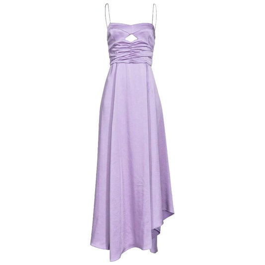 Purple Polyester Dress