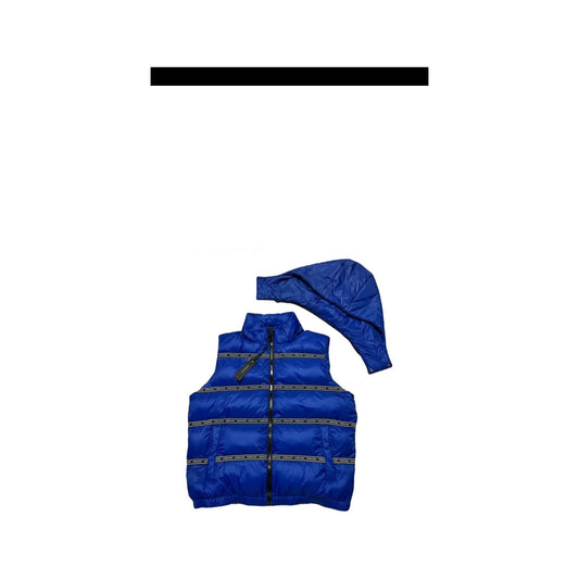 Versace Blue Polyester Vest