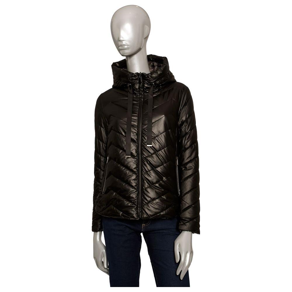 Baldinini Trend Black Polyester Women Jacket Baldinini Trend