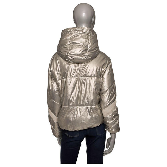 Baldinini Trend Silver Polyester Women Jacket Baldinini Trend