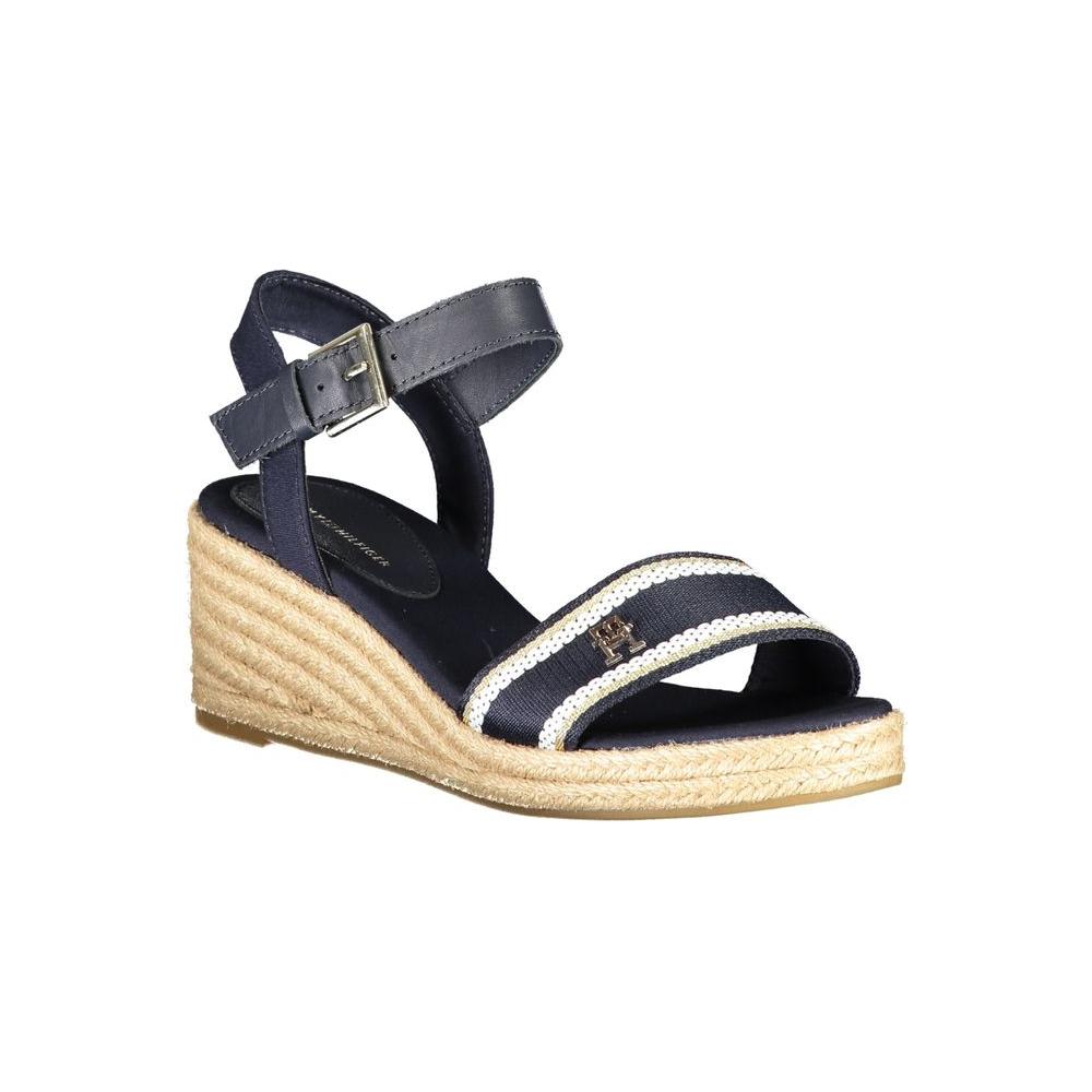 Tommy Hilfiger Blue Polyester Sandal Tommy Hilfiger