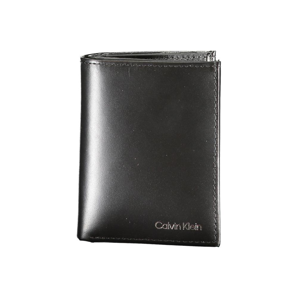 Calvin Klein Black Leather Wallet Calvin Klein