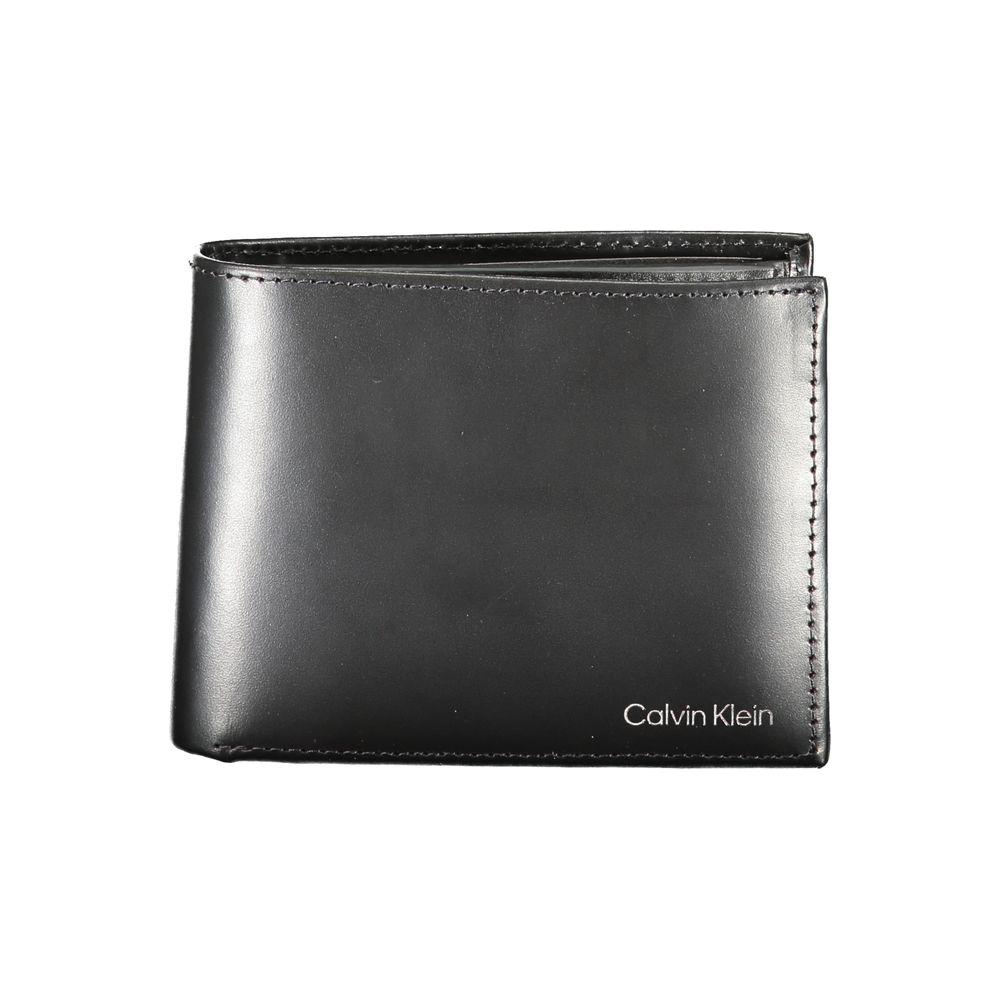 Calvin Klein Black Leather Wallet Calvin Klein