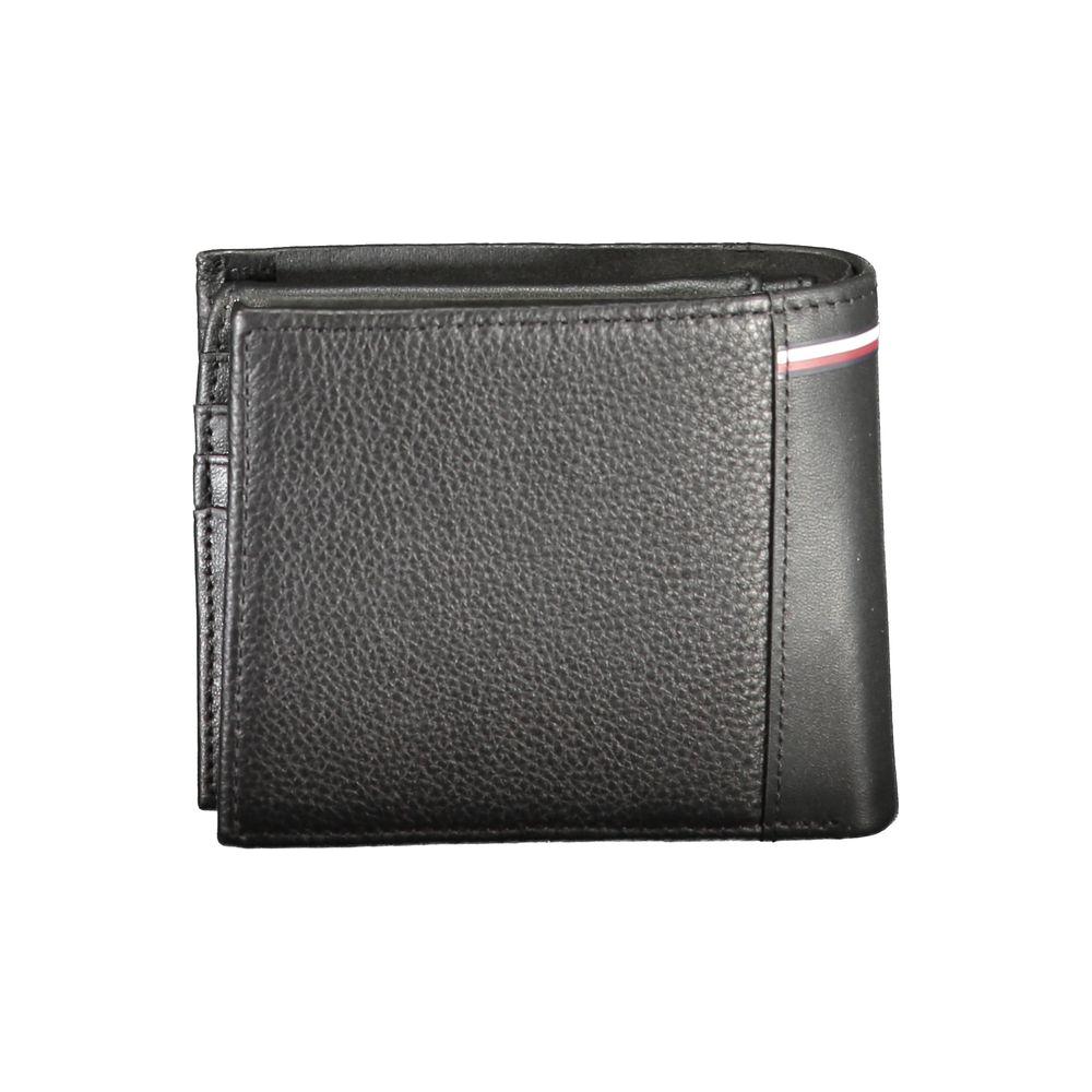 Tommy Hilfiger Black Leather Wallet Tommy Hilfiger