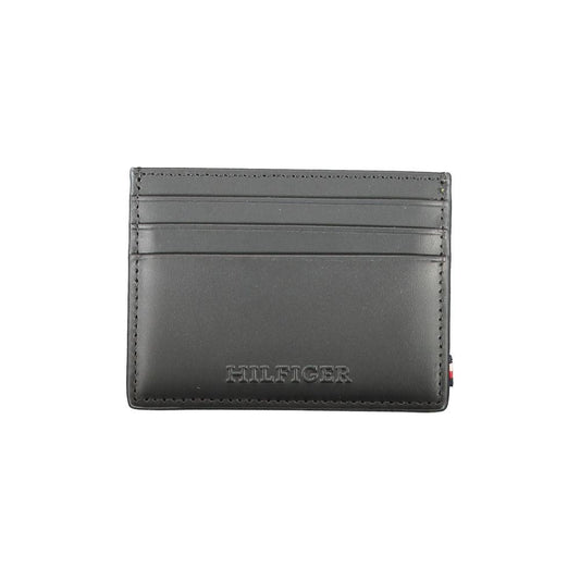 Tommy Hilfiger Black Leather Wallet Tommy Hilfiger