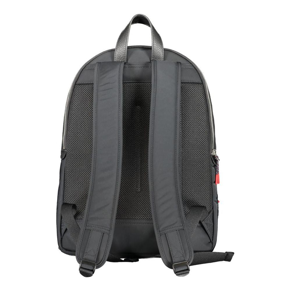 Tommy Hilfiger Black Polyester Backpack Tommy Hilfiger