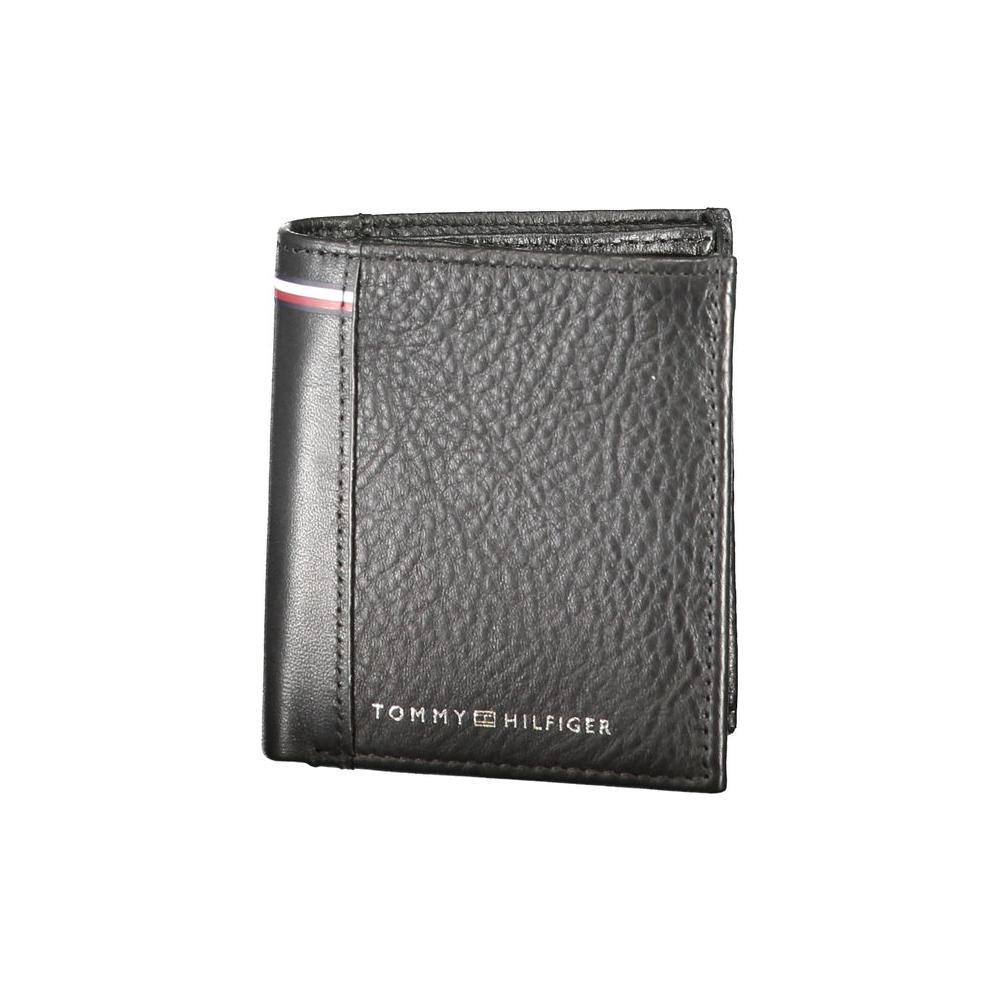 Tommy Hilfiger Black Leather Wallet Tommy Hilfiger