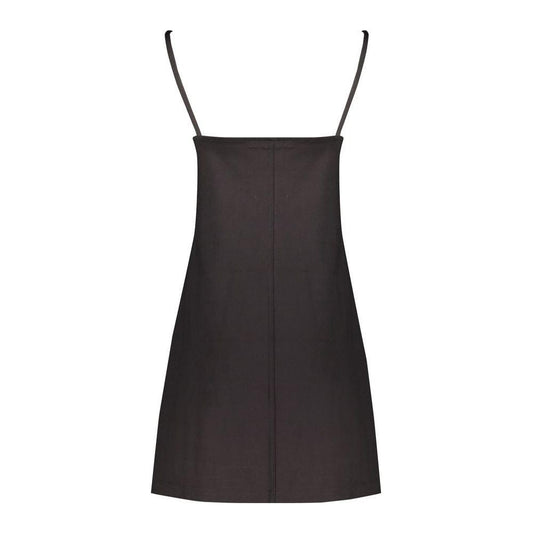 Calvin Klein Black Elastane Dress Calvin Klein