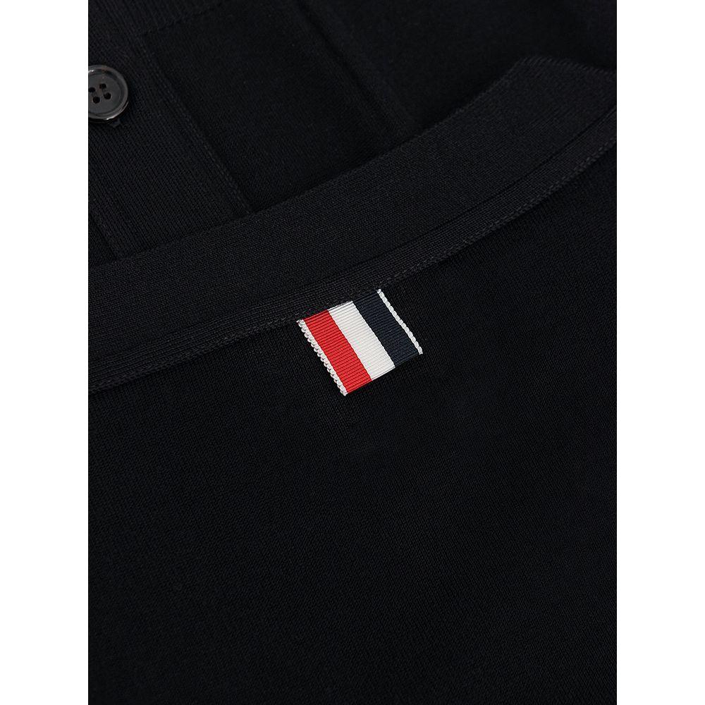 Thom Browne Black Wool Cardigan Thom Browne