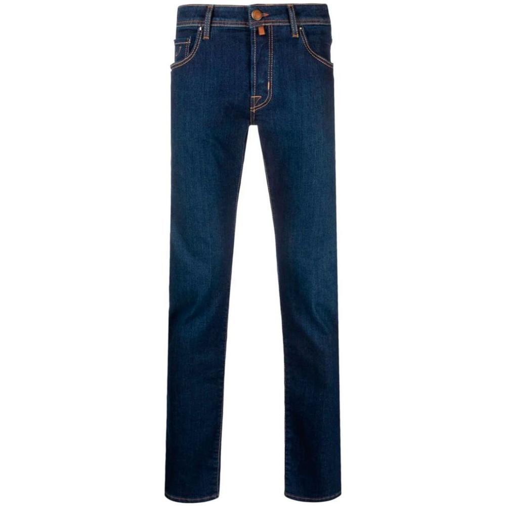 Jacob Cohen Blue Cotton Men Jeans Jacob Cohen