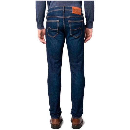 Jacob Cohen Blue Cotton Men Jeans Jacob Cohen