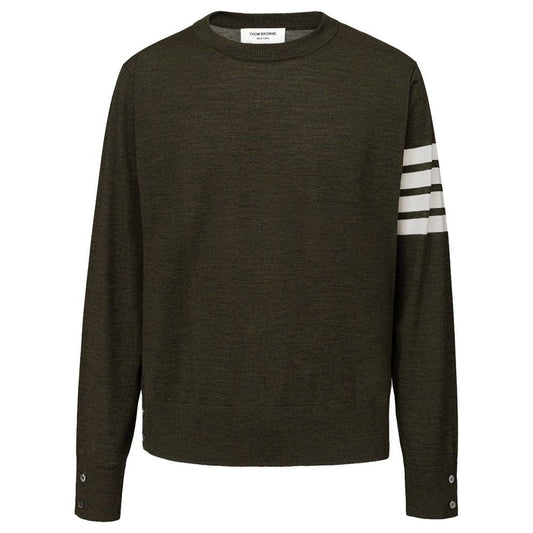 Thom Browne Green Wool Sweater Thom Browne