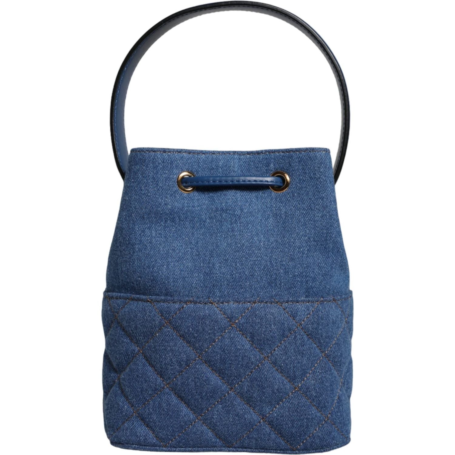 Front view with bag zipped and handles upright.