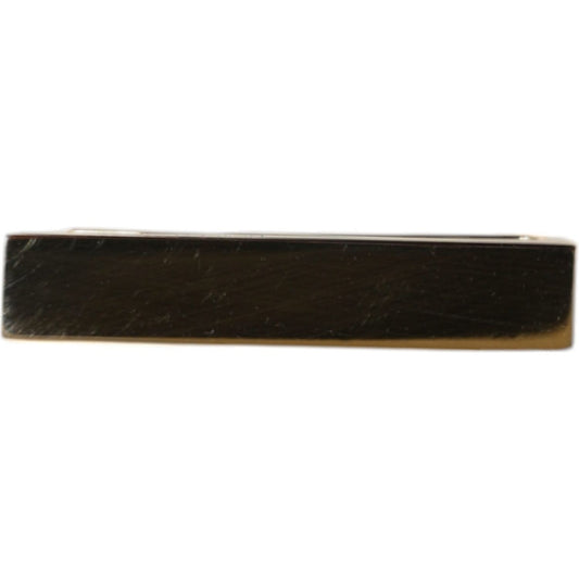 Dolce & Gabbana Gold Tone Brass Logo Branded Men Tie Clip Bar FASHION ACCESSORIES Dolce & Gabbana