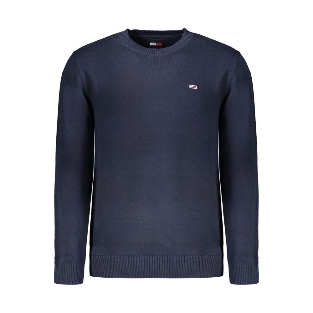 Tommy Hilfiger Blue Cotton Men Sweater Tommy Hilfiger